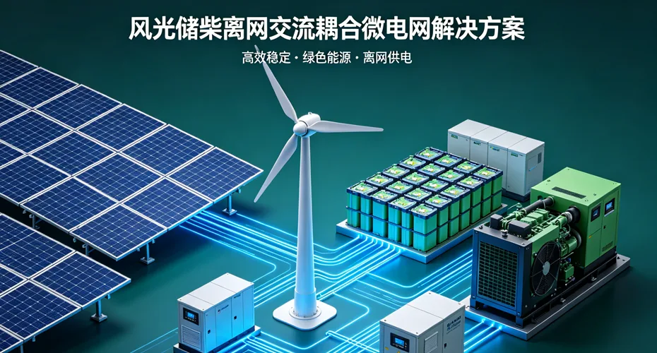 Off-grid BESS microgrid project photo